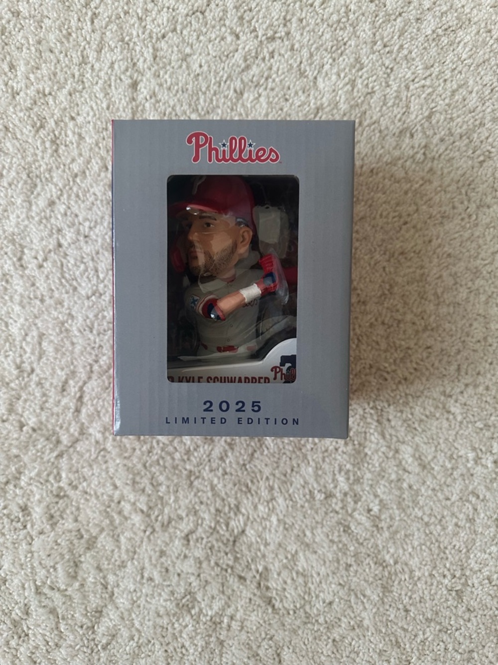 Kyle Schwarber Philadelphia Phillies Card Show Bobble Citizens Bank 2025